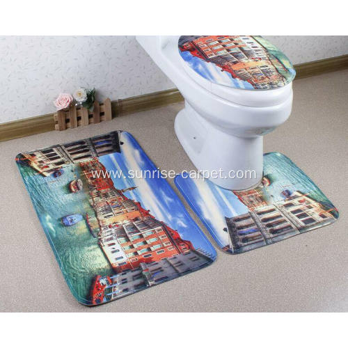 Heat Transfer Print Carpet for Bath Mat